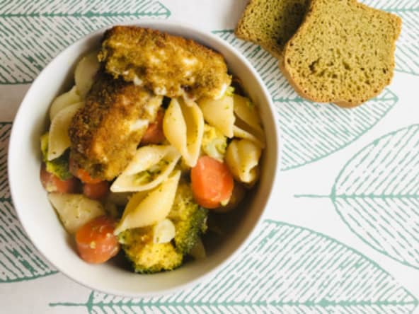 Sticks de mozzarella panée au moringa