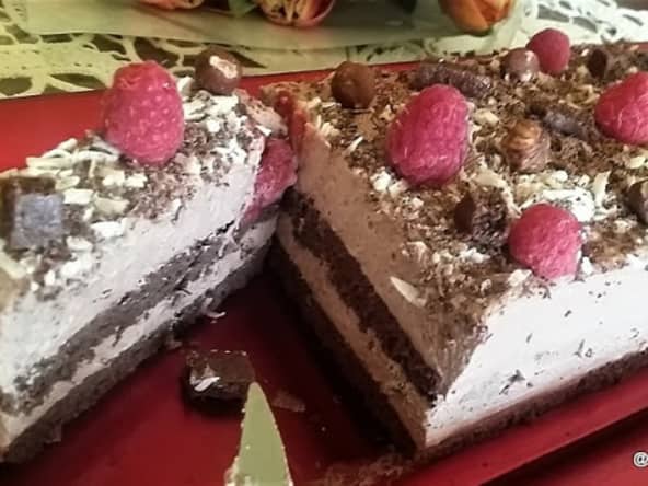 Bûche rhum chocolat