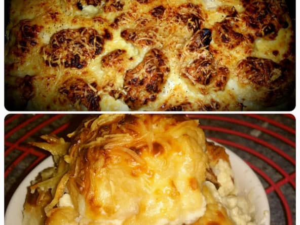Gratin de chou-fleur et béchamel
