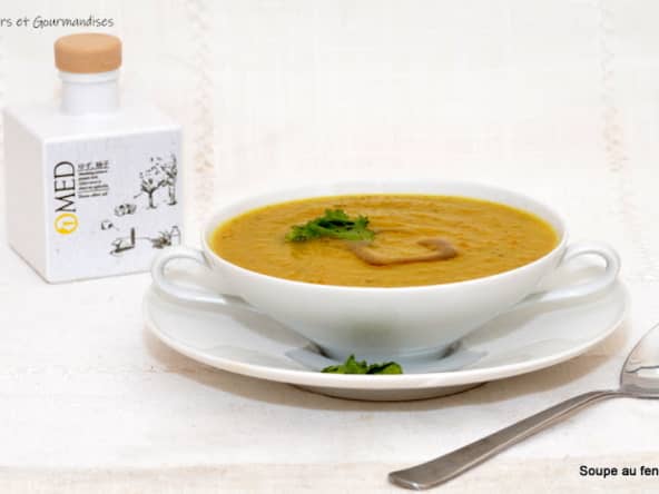 Soupe au fenouil et au yuzu.