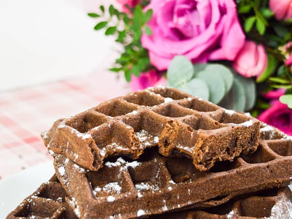 Originales gaufres brownies