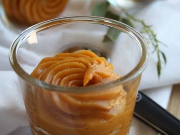 Crème de patates douces au caramel