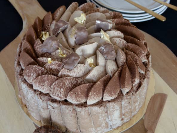 La charlotte aux 2 chocolats