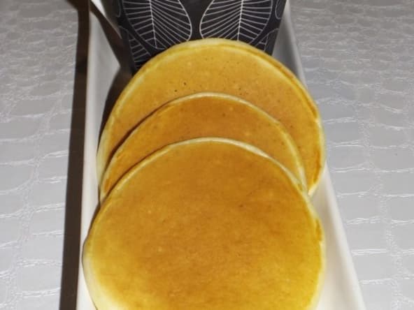 Pancakes au fromage blanc et au miel