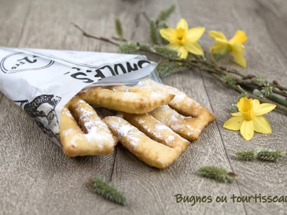 Bugnes végétaliennes et sans gluten