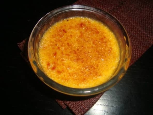 Crème brûlée à la vanille