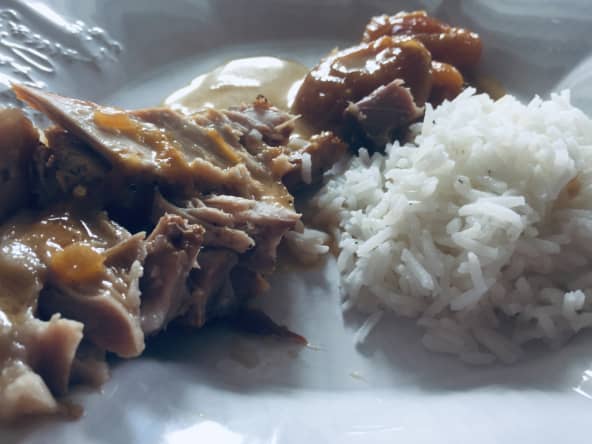 Rôti de porc aux abricots secs