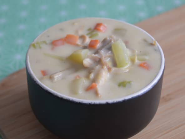 Soupe anti gaspi de Poulet Crémeuse