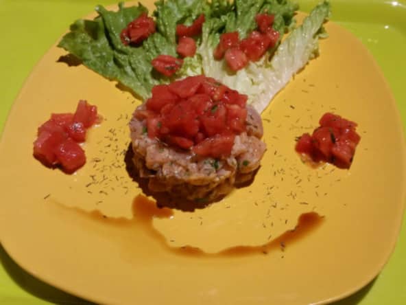 Tartare de saumon