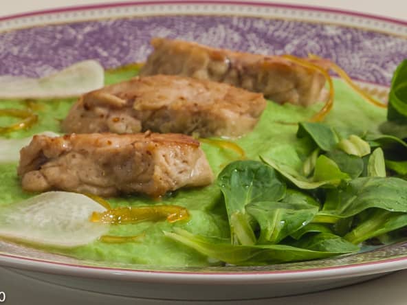 Ris de veau, navets primeurs et citron confit au miel : une recette de fête