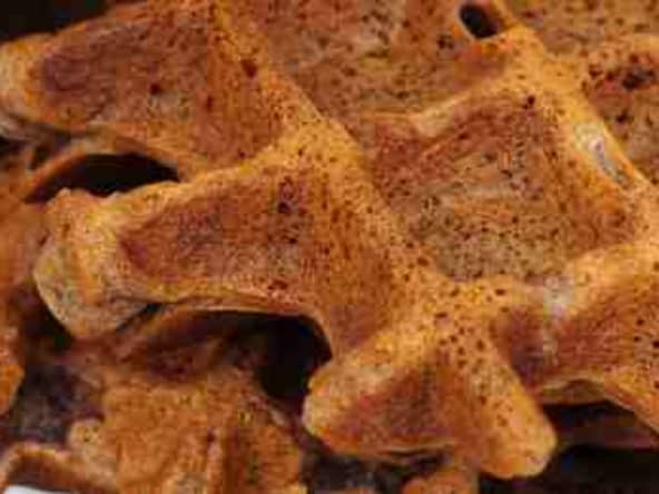 Gaufres de Bruxelles au Cacao