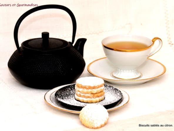 Biscuits sablés au citron.