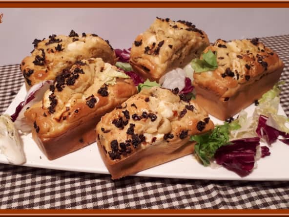 Minis cakes tomates séchées et feta