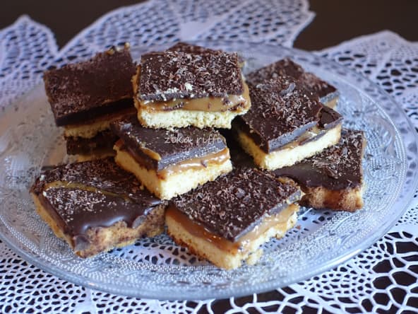 TWIX OU SHORTBREAD MAISON A LA DULCE DE LÈCHE