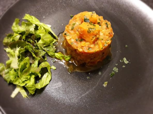 Dahl de lentilles corail et patate douce