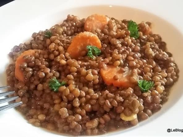 Lentilles de Cilaos à la réunionnaise (gingembre, curcuma...)