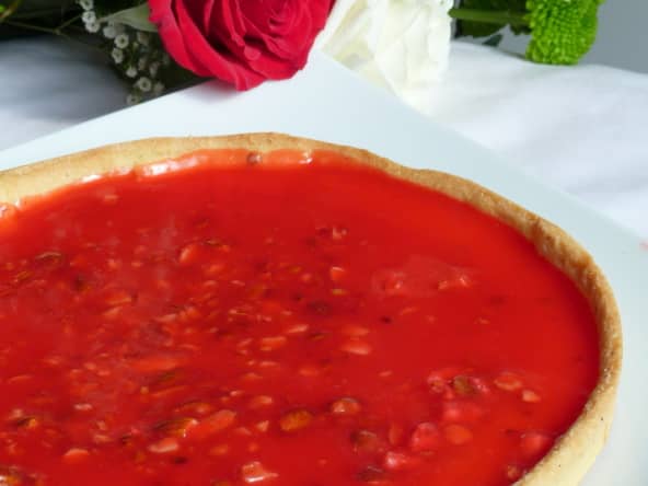 Tarte aux pralines roses de Lyon, façon Jocteur