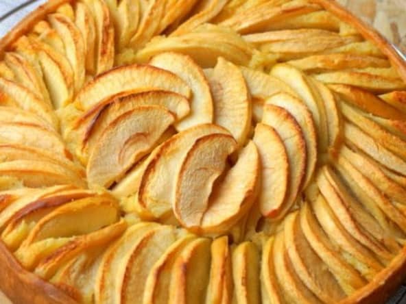 Tarte amandine aux pommes facile