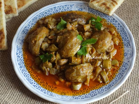 ROS OU ROUSS BRATEL - FEVES TENDRES EN SAUCE