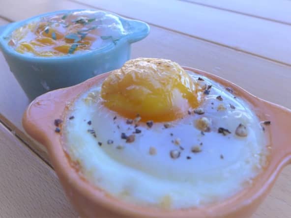 Recette oeuf cocotte au haddock fumé