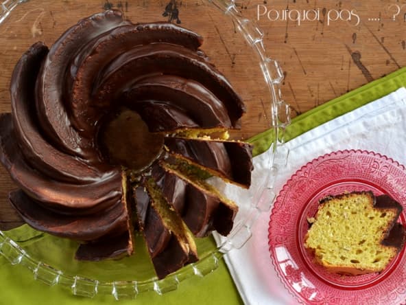 Cake noix de coco, chocolat