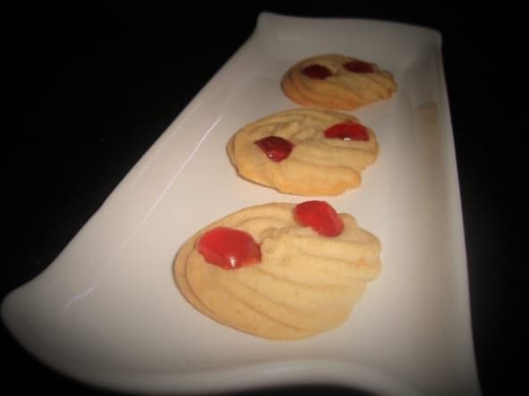 Biscuits sablés aux fruits confits
