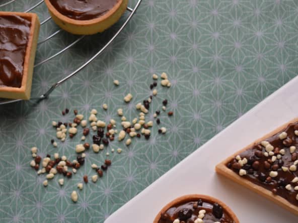 Tartelettes chocolat et beurre de cacahuètes