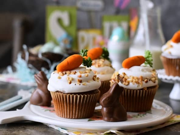 Le Carrot Cake cupcakes