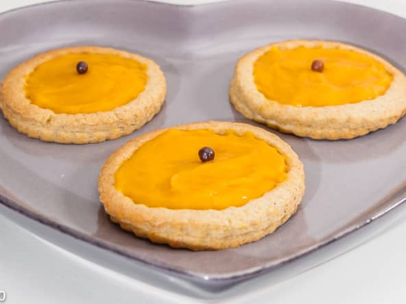 Sablés légers à la crème d'abricot