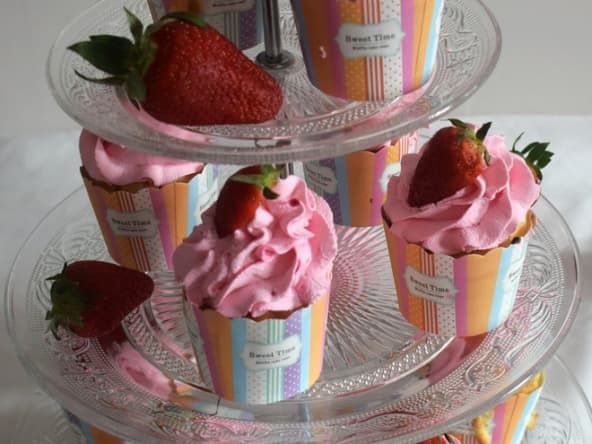 Cupcakes à la Fraise 