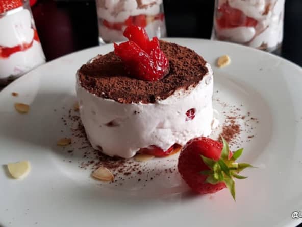 Tiramisu aux fraises gariguettes 