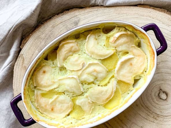 Gratin dauphinois à la crème de courgette
