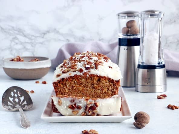 Carrot cake facile et glaçage au "cream cheese"