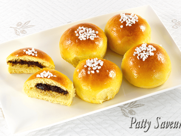 Briochettes au Fourrées au Chocolat