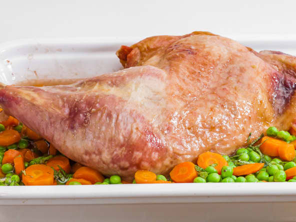 Cuisse de dinde aux légumes nouveaux