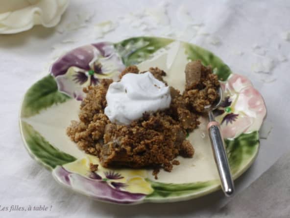 Crumble de poires 