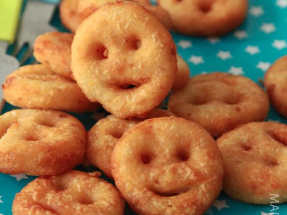 Pommes de terre frites sourires 