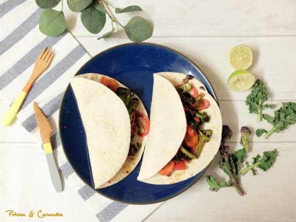 Wraps au brocoli à la sauce Hoisin [vegan]