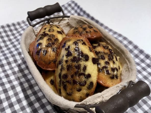 Madeleines aux pépites de chocolat