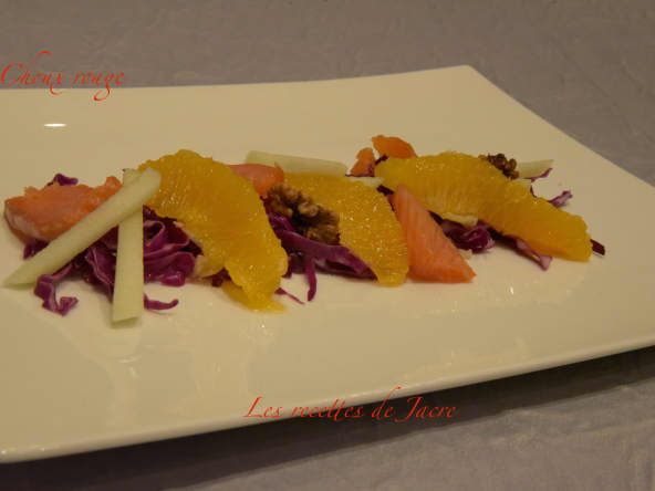 salade de choux rouge