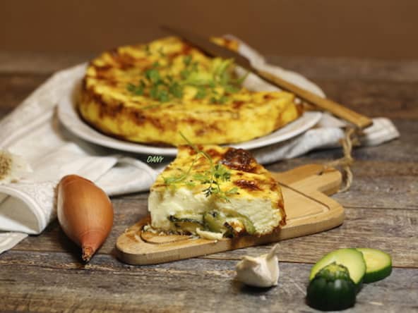 Clafoutis aux courgettes