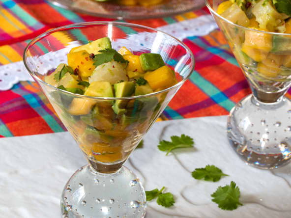 Tartare de haddock blanc, avocat et mangue