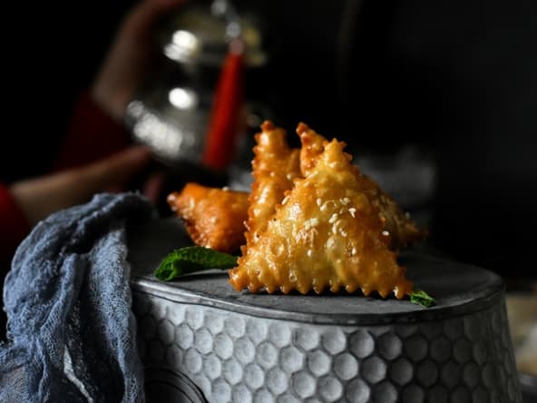 Samsa aux amandes et miel maison