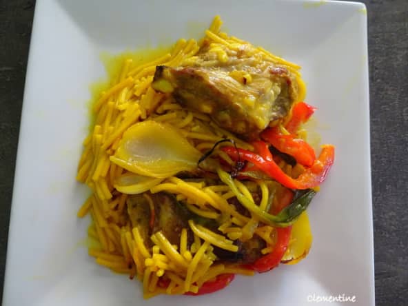 Fideua aux costellons de Pierre-Louis Marin