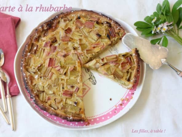 Tarte à la rhubarbe