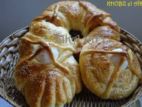 Khobz el aid , un pain traditionnel pour l'aïd