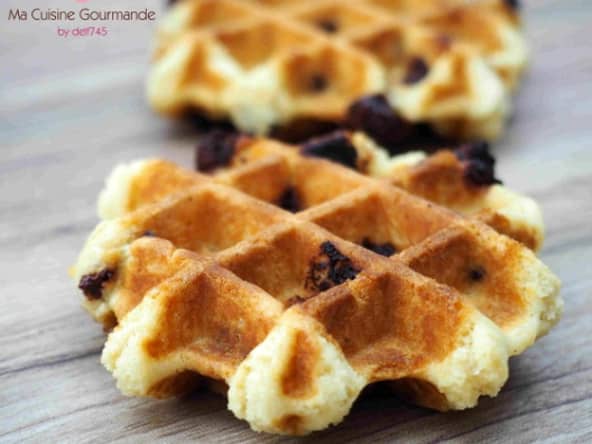 Gaufres Cookies au chocolat