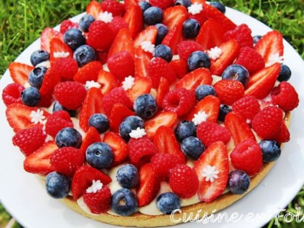 Ramène ta fraise, une recette de tarte aux fruits rouges