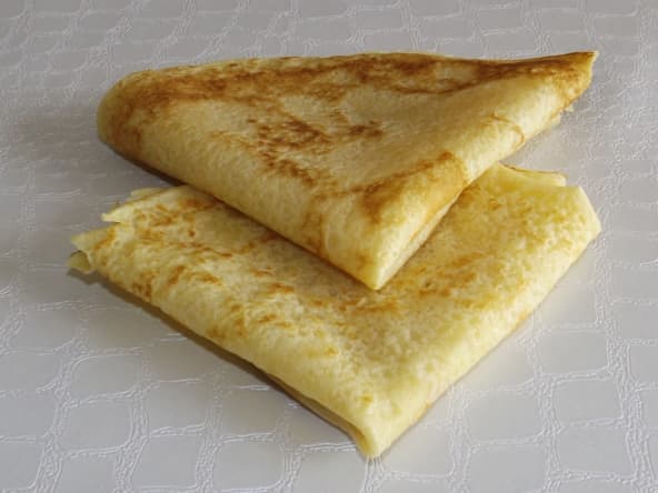 Crêpes légères WW à la maïzena