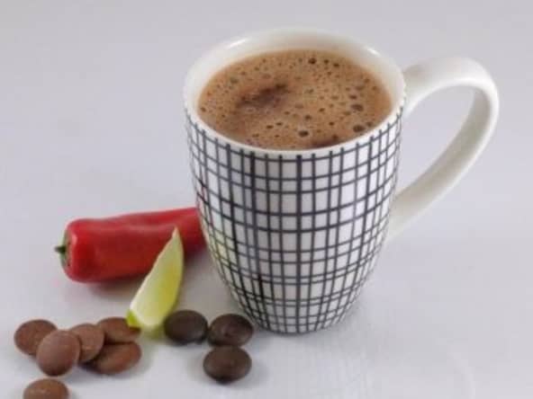 Recette du chocolat chaud au citron vert et piment